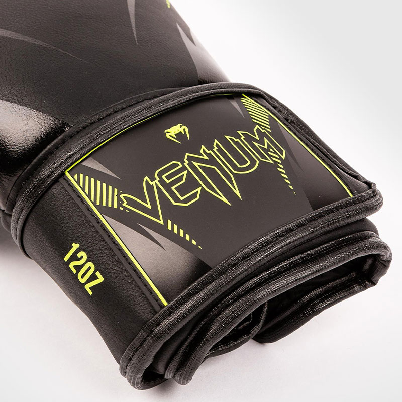 GANTS DE BOXE VENUM IMPACT NOIR JAUNE FLUO Aecor.tn